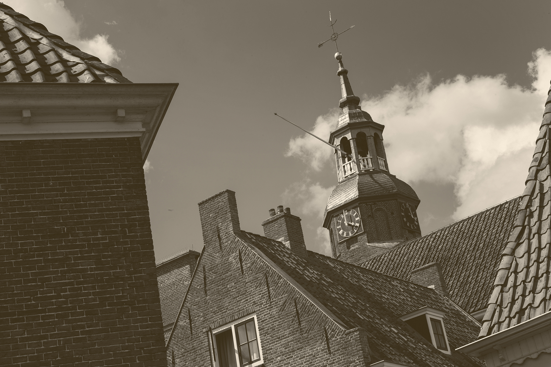 De kerktoren van Blokzijl